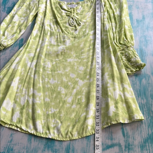 FAITHFULL THE BRAND Arianne Mini Dress Lime Roos Tie Dye Revolve - Picture 10 of 10